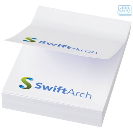 Notas adhesivas de 50x75 mm Sticky-Mate® Ecológica Personalizada 621092