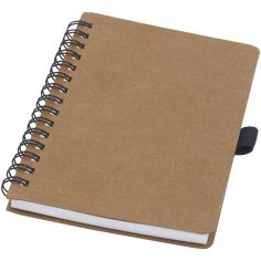 Libreta de tamaño A6 de cartón reciclado con espiral y... - Producto ecológico