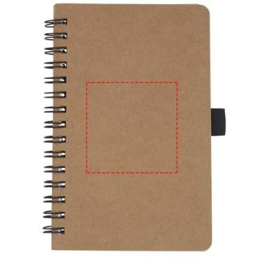 Libreta de tamaño A6 de cartón reciclado con...