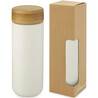 Vaso cerámica doble pared 300 ml bambú antiderrame LFGB FSC - Imagen 1