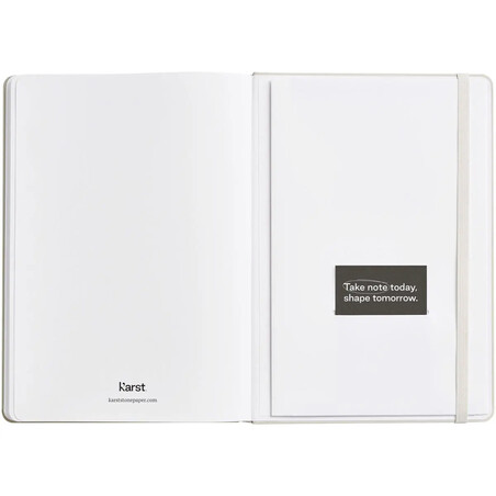 Libreta A5 tapa dura papel piedra 144 páginas