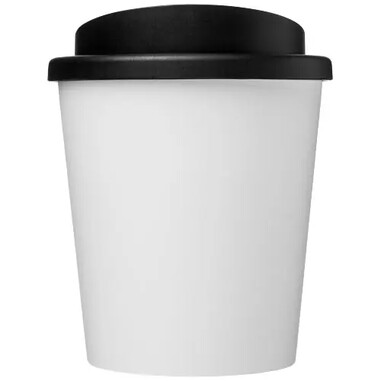 Vaso térmico reciclado 250 ml tapa rosca cafetera BPA free