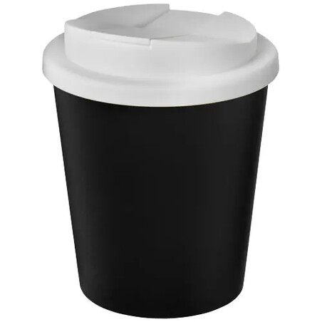 Vaso reciclado 250 ml tapa antigoteo PP 75% sin silicona