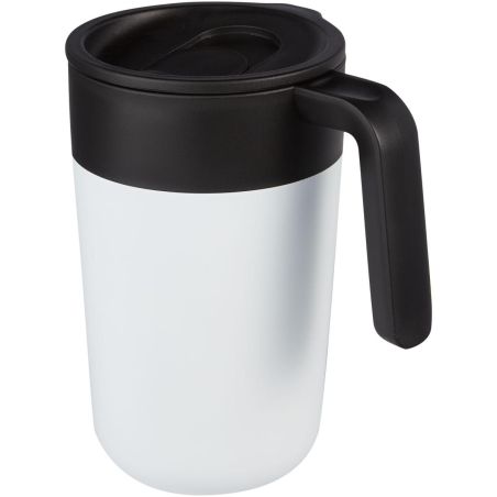 Taza de 400 ml con doble pared reciclada Ecológica Personalizada 6100731