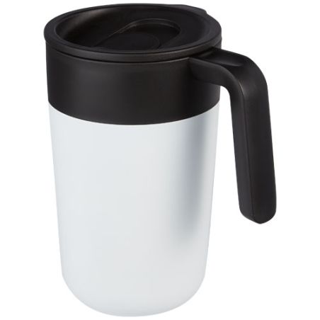 Taza de 400 ml con doble pared reciclada Ecológica Personalizada 6100731