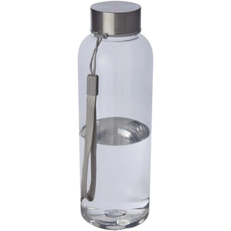Bidón RPET 500 ml tapa acero inox reciclado asa LFGB
