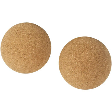 Set 2 pelotas yoga corcho 6,5 cm