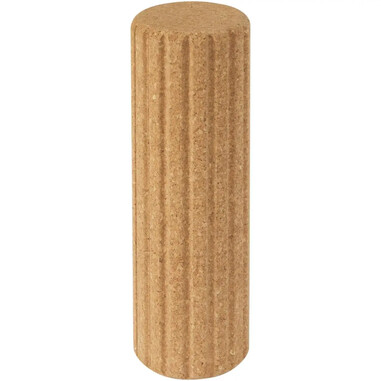 Rodillo yoga corcho 29.5x9.5 cm antideslizante FSC kraft