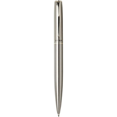 Set bolígrafo roller acero inox reciclado caja 16x5x3cm