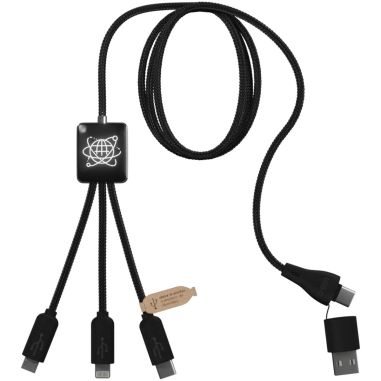 Cable de carga 5 en 1 RPET con transferencia de...