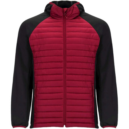 Chaqueta híbrida unisex softshell y acolchada