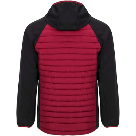 Chaqueta híbrida unisex softshell y acolchada
