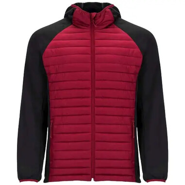 Chaqueta híbrida unisex softshell y acolchada