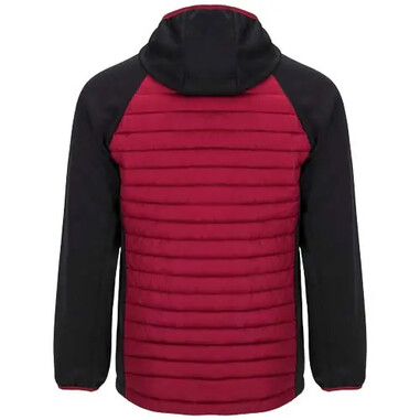 Chaqueta híbrida unisex softshell y acolchada