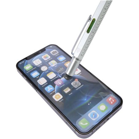 Bolígrafo multifunción de aluminio reciclado (tinta negra) Ecológico Personalizado 6107908