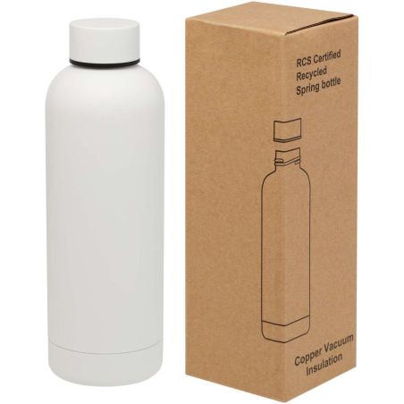 Bidón con aislamiento de cobre de 500 ml de acero inóxidable reciclado con certificado RCS Ecológico Personalizado 6100798