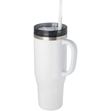 Vaso térmico con pajita de 1200 ml con certificado RCS Ecológico Personalizado 6100801