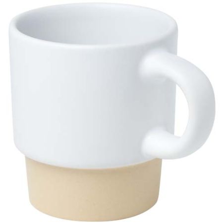 Taza de espresso apilable de 130 ml con fondo de arcilla Ecológica Personalizada 6100805