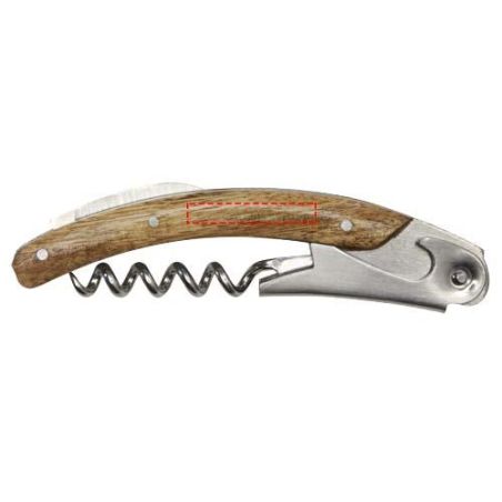 Set con soporte para vino Ecológico Personalizado 6113387