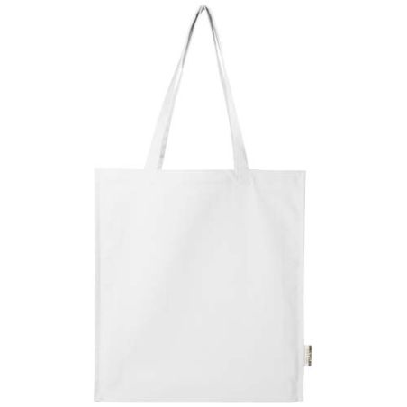 Bolsa Tote algodón reciclado 100% GRS con refuerzos de 270 g/m² 14L Ecológica Personalizada 6120737