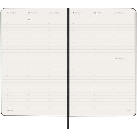 Agenda vertical L de 12 meses con tapa dura Ecológica Personalizada 6107937