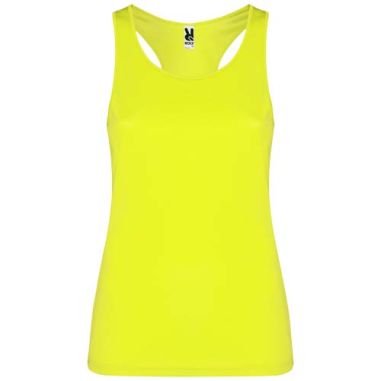 Camiseta deportiva sin mangas para mujer...