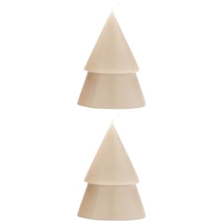 Originalhome Set de 2 velas árbol de Navidad - M Ecológica Personalizada 6126324