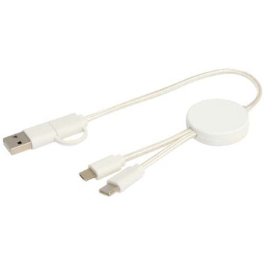 Cable 5 en 1 de plástico reciclado de 30 cm...