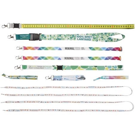 Kit de muestras de lanyards en sublimación Ecológica Personalizada 61PW012