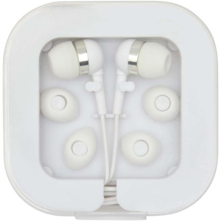 Auriculares tipo C con cable y caja de plástico reciclado Ecológica Personalizada 6124438
