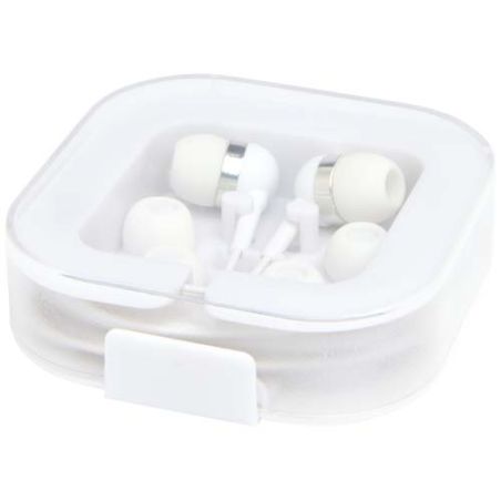 Auriculares tipo C con cable y caja de plástico reciclado Ecológica Personalizada 6124438