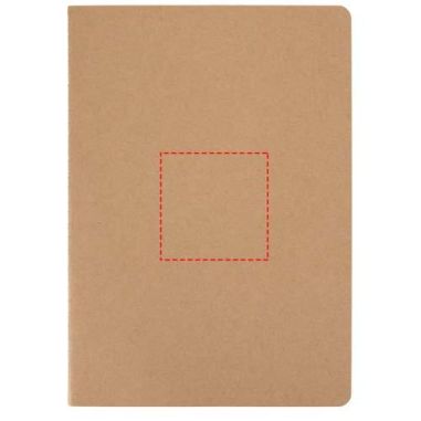 Libreta kraft A5 con páginas rayadas Ecológica...