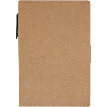 Libreta con notas adhesivas con bolígrafo (tinta negra) Ecológica Personalizada 6107989