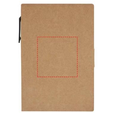 Libreta con notas adhesivas con bolígrafo...