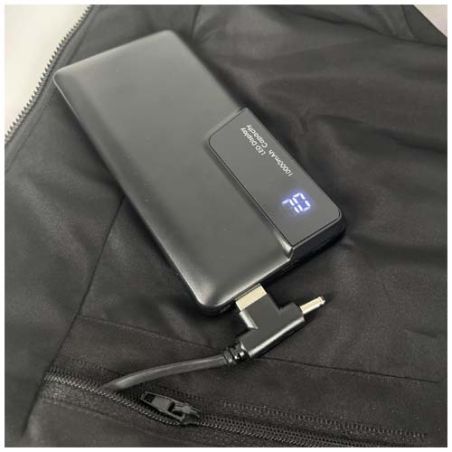 Chaleco calentador con batería externa Ecológico Personalizado 62PX13