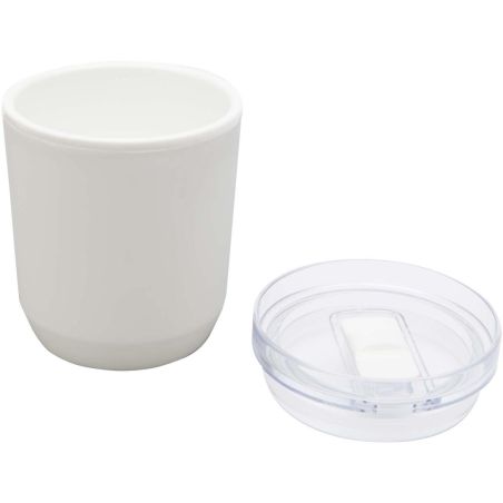 Vaso de doble pared de plástico reciclado de 180 ml Ecológico Personalizado 6100852