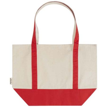 Bolsa Tote de algodón reciclado GRS de 320 g/m² Ecológica Personalizada 6120749