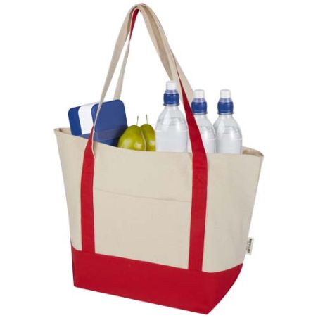 Bolsa Tote de algodón reciclado GRS de 320 g/m² Ecológica Personalizada 6120749