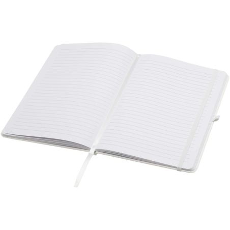 Libreta de tapa dura A5 de material reciclado con páginas rayadas Ecológica Personalizada 6106013
