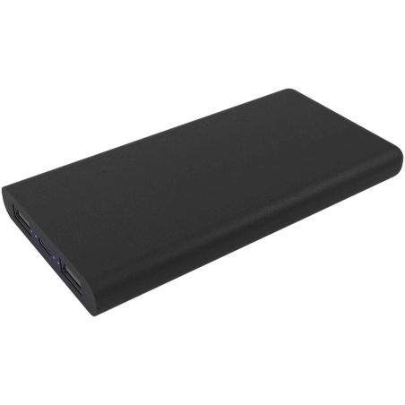 Batería externa inalámbrica de caucho luminosa de 10 000 mAh Ecológica Personalizada 62PX060