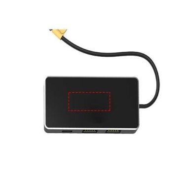 Hub USB 8 en 1 con doble entrada y 6 puertos...