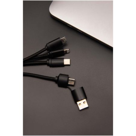 Cable de carga de 20 W 5 en 1 Ecológica Personalizada 62PX181