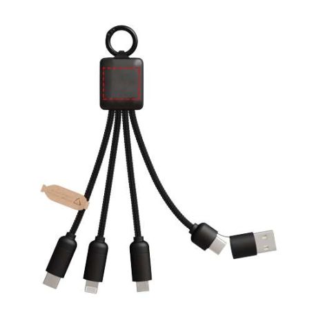 Cable de carga de 20 W 5 en 1 Ecológica Personalizada 62PX181