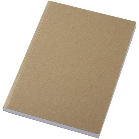 Libreta A5 de tapa blanda craft con 100 hojas de papel reciclado Ecológica Personalizada 6210264