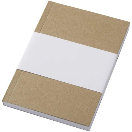 Libreta A6 de tapa blanda craft con 100 hojas de papel reciclado Ecológica Personalizada 6210266
