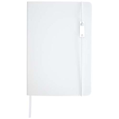 Set de libreta de tapa dura A5 y rollerball Ecológica Personalizada 6106258