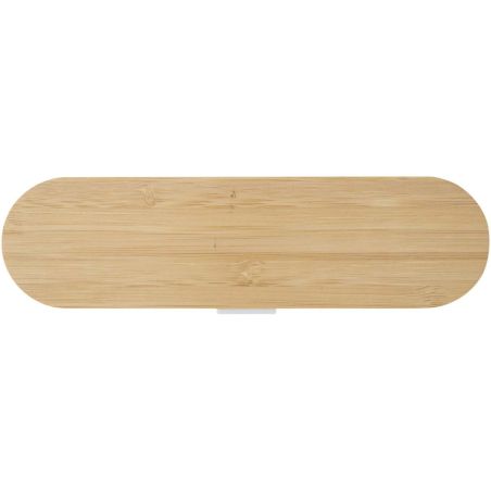 Set de cubiertos con tapa de bambú Ecológico Personalizado 6126365