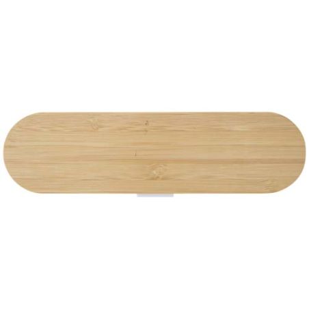 Set de cubiertos con tapa de bambú Ecológico Personalizado 6126365