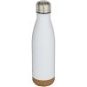 Botella de 500 ml de acero inoxidable con aislamiento y doble pared con detalles de corcho Ecológica Personalizada 6100892 - Imagen 1