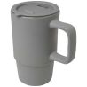 Taza de cerámica con tapa de plástico de 450 ml Ecológica Personalizada 6100896 - Imagen 11